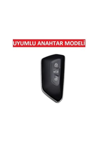 Parça Deponuz 1066 Silikon Anahtar Kılıfı, Koruma Kabı Volkswagen Golf 8 İle Uyumlu