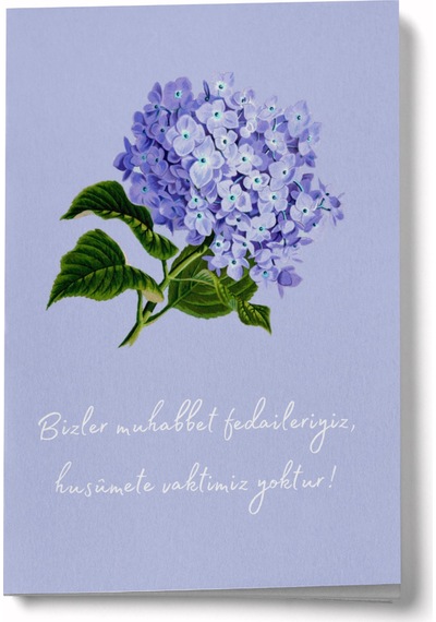 Bizler Muhabbet Fedaileriyiz Mini Defter Çok Renkli
