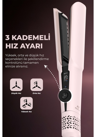 Ks-914 Profesyonel Kurutma & Düzleştirme Makinesi 1300w 5 Sıcaklık 3 Hız Ayarı