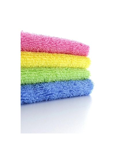 Wilma Secret Çok Amaçlı Mikrofiber Temizlik Bezi 120 Adet 30 30 Cm - Mutfak Bezi, Araç Bezi Şeffaf