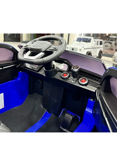 Poyraz Akülü Tabletli Audi Q5 Akülü Araba 12v 0-6 Yaş Özelplaka Lacivert
