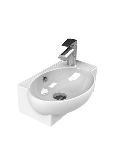 Turkuaz Seramik Cerastyle Mini Köşe Lavabo 28 CM 001300U Hariç