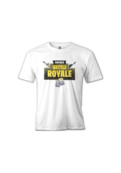 Fortnite - Battle Royale Beyaz Erkek Tshirt
