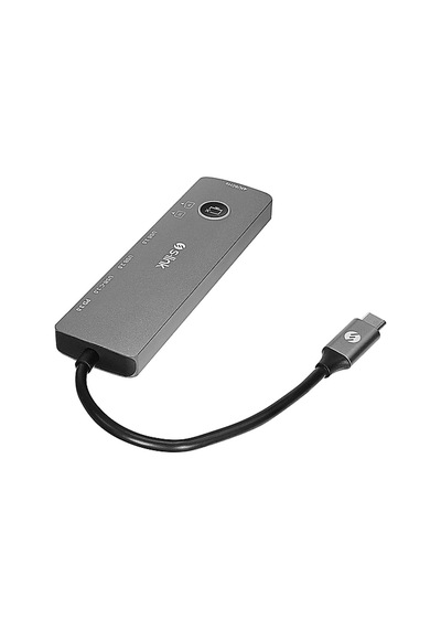 S-lınk Sw-u707 Hdmı Onoff 7 İn 1 Usb Hub Gri Metal