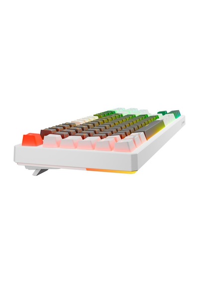 Rampage Yoru Tkl Gri/beyaz Rgb Red Swich Q Mekanik Oyuncu Klavyesi