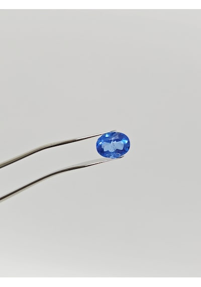 Faset Kesim Doğal Mavi Safir Taşı 1,7 Karat S036