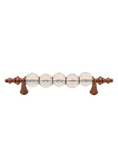 Gürçayhırdavat Iğne Ayak Kristal Kulp 96Mm Bakır