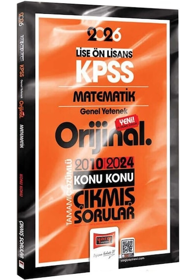 Yargı 2026 Kpss Lise Ön Lisans Matematik Orijinal 2010-2024 Konu Konu Çıkmış Sorular