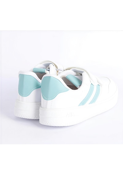 Papucumun Dünyası Günlük Bebek Çocuk Sneaker Cırt Cırt Bantlı Spor Ayakkabı Yürüyüş Ayakkabısı Beyaz - Mavi Papucumun Dünyası Günlük Bebek Çocuk Sneaker Cırt Cırt Bantlı Spor Ayakkabı Yürüyüş Ayakkabısı Beyaz - Mavi