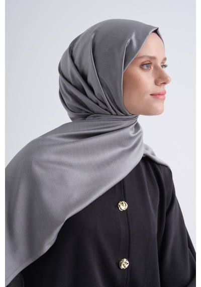 Armine % 100 İpek Şal - Yeni Sezon- Asm90 Gri