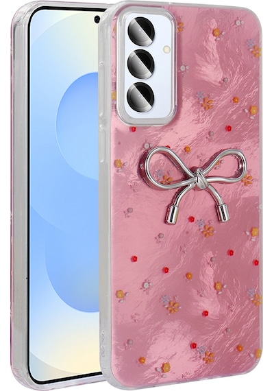 Galaxy S25 Plus Uyumlu Uyumlu Kılıf Kamera Korumalı Figürlü Zore Ponti Silikon Kapak - Açık Pembe AÇIK PEMBE
