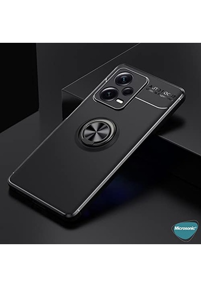 5g Için Kılıf Kickstand Ring Holder Siyah X5 5g İle Uyumlu Kılıf - Siyah Diğer
