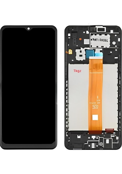 Tkgz Samsung Galaxy A02 - Sm-a022f Uyumlu Lcd Ekran Dokunmatik Service Pack Lcd Ekran - Full Çıtalı