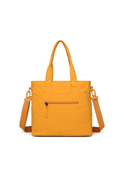 Smart Bags Mikro Poly Kumaş Büyük Boy Kadın Omuz Çantası 3345 Hardal