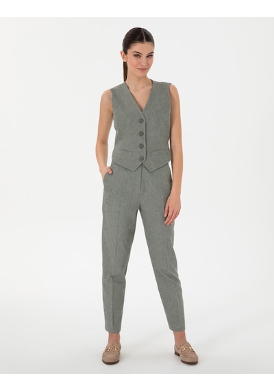 Pierre Cardin Kadın Haki Pantolon 50299967-vr027