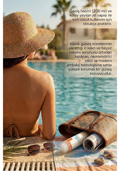 Airless Günes Koruyucu Vücut Spf 50+ Sun Protect 200 Ml