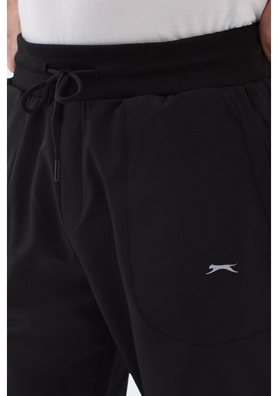Slazenger Manus Erkek Siyah Eşofman Altı Siyah