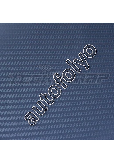 Karbon Folyo Mavi Kendinden Yapışkanlı 127 Cm X 1 Metre