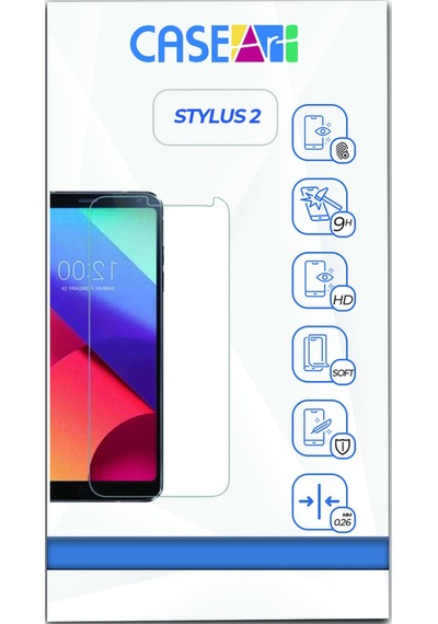 LG Uyumlu Stylus 2 Temperli Ekran Koruyucu Kırılmaz Cam