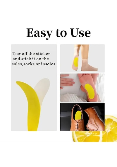 Pratikus Ayakkabı & Ayak Deodorant Stickerları Limon Otu Kokulu