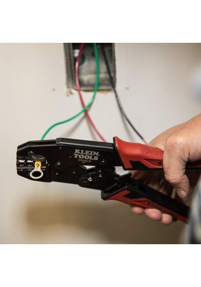 Klein Tools Alet Cırcırlı Yalıtımlı Terminal Sıkma Aleti 10 Ila 2
