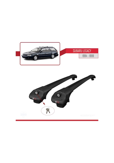 Subaru Legacy 1994-1999 Arası İle Uyumlu Ace-1 Ara Atkı Tavan Barı Siyah