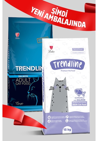 Trendline Somonlu Kuru Kedi Maması 1 Kg