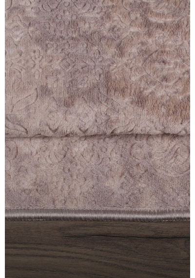 Nova Kahve Büyük Ebat 80x150 + 50x80 Cm 2'li Banyo Halısı Paspas Kahverengi