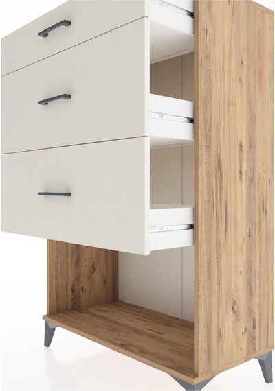 Hyperion Dolap 3 Çekmeceli 88x44x134 Çam-aytaşı Çam