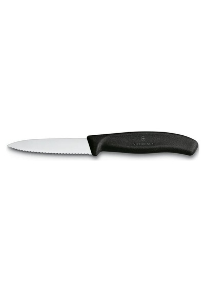 Victorinox Soyma Bıçağı 8 Cm Testere Ağızlı Siyah