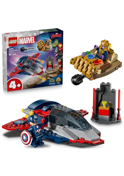 LEGO® ǀ Marvel Kaptan Amerika, Thanos'a Karşı 76319 - 4 Yaş ve Üzeri Süper Kahraman Seven Çocuklar için Yaratıcı Oyuncak Yapım Seti (107P) LEGO® ǀ Marvel Kaptan Amerika, Thanos'a Karşı 76319 - 4 Yaş ve Üzeri Süper Kahraman Seven Çocuklar için Yaratıcı Oyuncak Yapım Seti (107P)