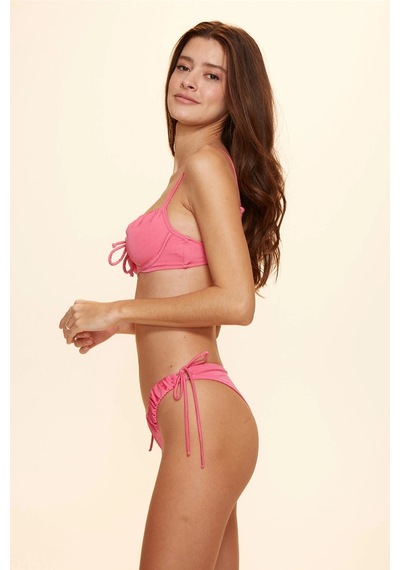 No Gossip Gaia Balenli Balkonet Bikini Tek Üst Pembe 229102 Çok Renkli