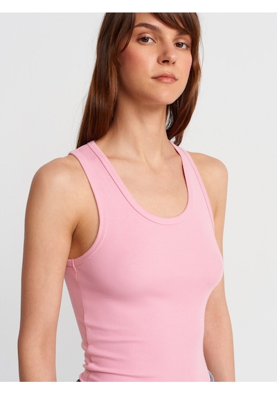Dilvin 31805 Kalın Askılı Top-koyu Pembe Koyu Pembe