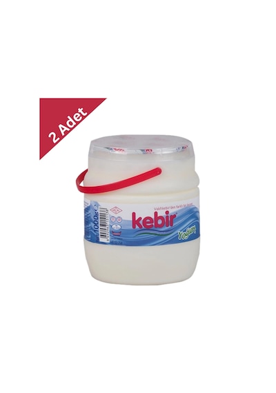 Kebir Köy Tipi Yoğurt Bidon 1 Kg X 2 Adet - Pratik Bidonda Geleneksel Lezzet