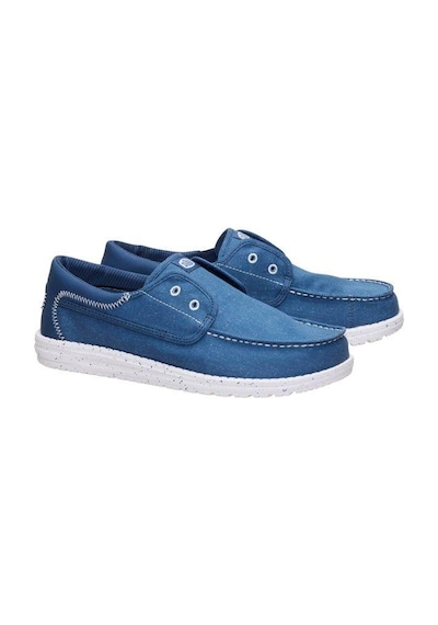 Hey Dude Wally Cru Stretch Canvas Erkek Ayakkabı Hyd.r45141-hyd.4zl Mavi