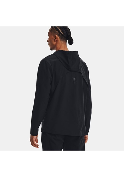 Under Armour Outrun The Storm Erkek Siyah Koşu Ceket 1376794