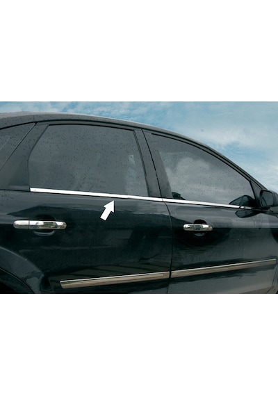 Ford Focus 1 Krom Cam Çıtası 4 Parça 1998-2005
