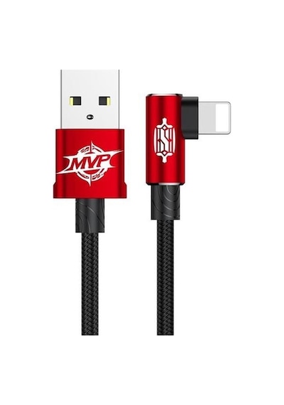 Baseus Lightning 1 Metre Mvp Kablo Kırmızı