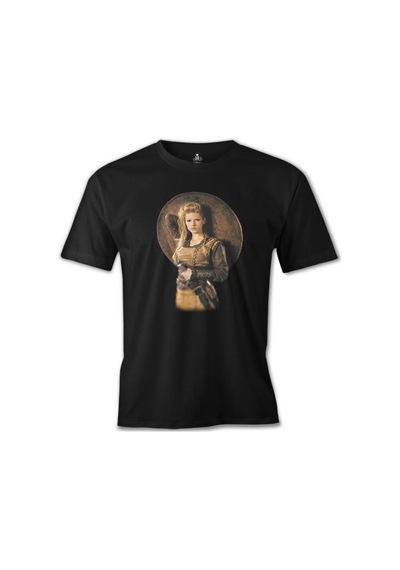 Vikings - Lagertha Siyah Erkek Tshirt