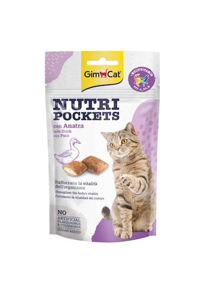 Gimcat Nutri Pockets Ördekli Kedi Ödülü 60 G