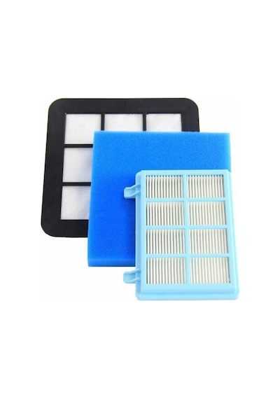Philips Fc9331/09 Fc9332/09 Fc8010/01 Power Pro Compact Elektrikli Süpürge İçin Yedek Filtre Kiti