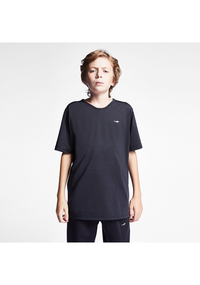 Lescon Siyah Çocuk Kısa Kol T-shirt 25s-3221-25b