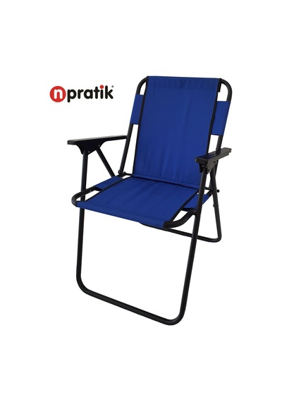 Kamp Sandalyesi Katlanır Sandalye Piknik Sandalyesi Plaj Sandalyesi Mavi Mavi