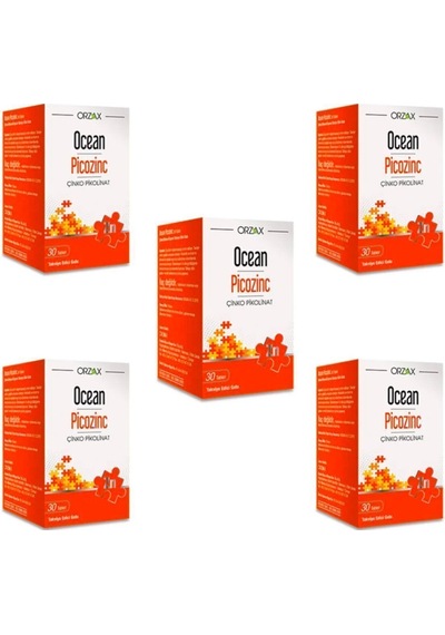 Picozinc Çinko Pikolinat 30 Tablet X5 Adet