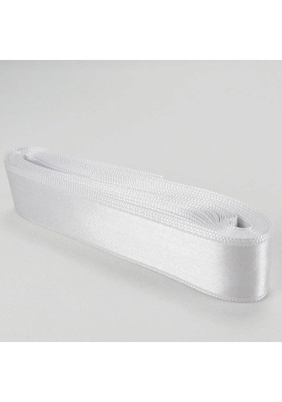Beyaz Saten Kurdela 3 Cm. X 10 Metre