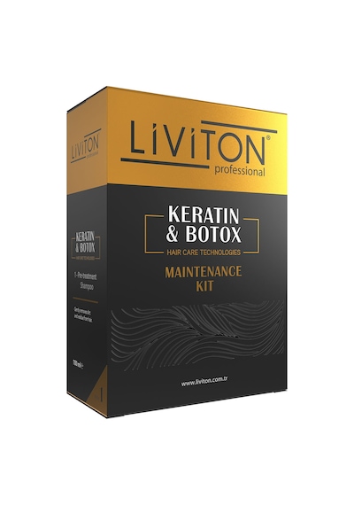 Liviton Professional Saç Düzleştirici ve Keratin Bakım Seti