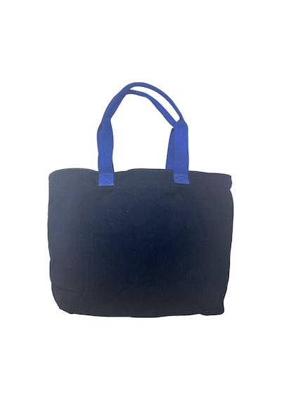 Vintage Salaş Çok Renkli Orta Boy Günlük Seyahat Gezi Omuz Çantası 36cmx34cm Lacivert