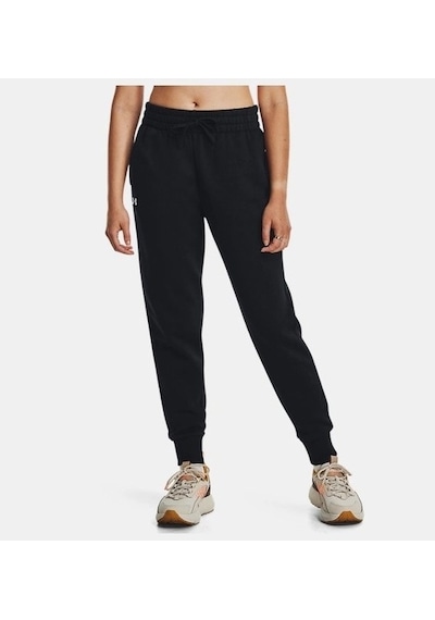Under Armour Ua Rival Fleece Kadın Jogger Eşofman Altı 1379438-001 Siyah