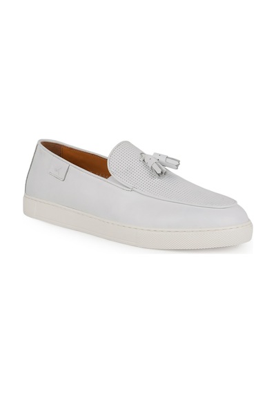 Libero Erkek Loafer Ayakkabı Hakiki Deri Antik Püsküllü Delikli Sneaker Taban Bağcıksız Hafif Eva L5646 Beyaz Libero Erkek Loafer Ayakkabı Hakiki Deri Antik Püsküllü Delikli Sneaker Taban Bağcıksız Hafif Eva L5646 Beyaz