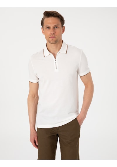 Pierre Cardin Erkek Ekru Tişört 50307516-vr019 Ekru